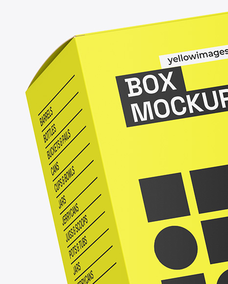 Paper Box Mockup