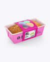 Paper Tray with Cake Mockup