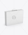 Paper Box With Handle Mockup
