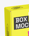 Paper Box With Handle Mockup