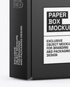 Paper Box with Sleeve Handle Mockup