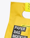 Paper Food Bag Mockup