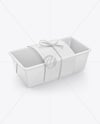 Paper Food Tray in Sleeve Mockup
