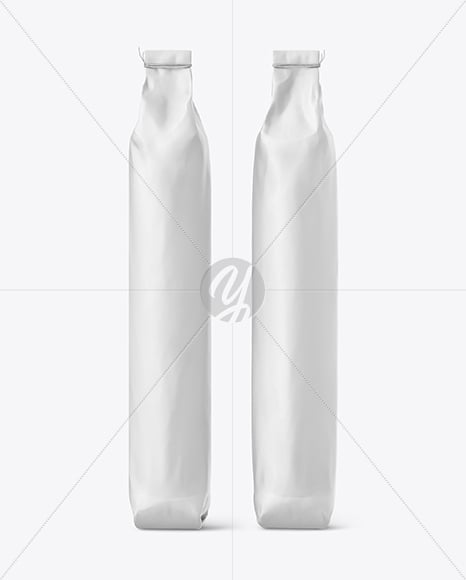 Paper Stick Sachets Mockup