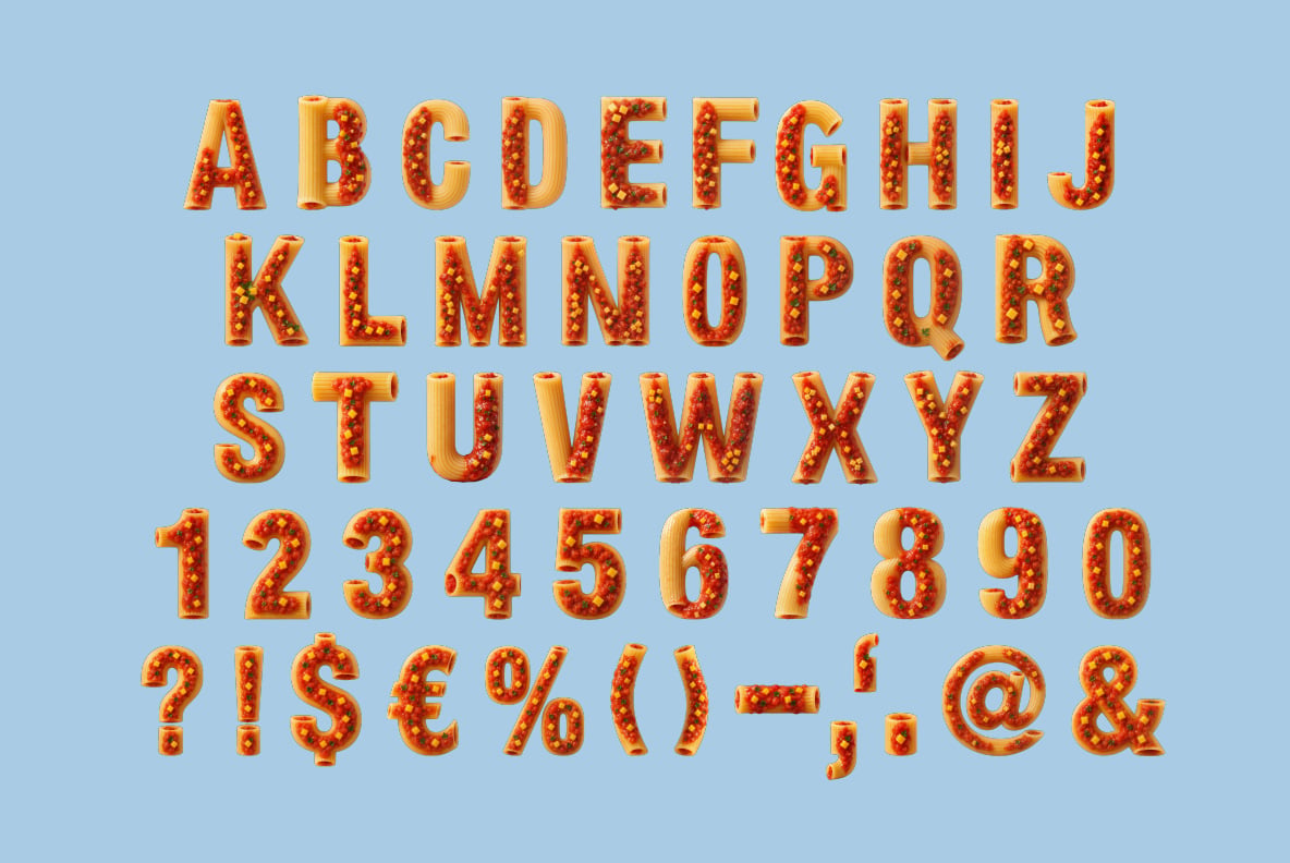 Pasta Fusion Font
