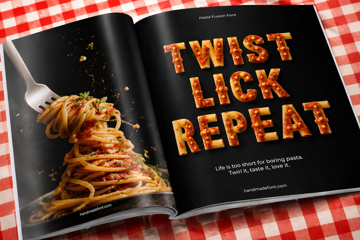 Pasta Fusion Font