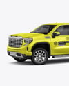 Pickup Truck Mockup - Half Side View
