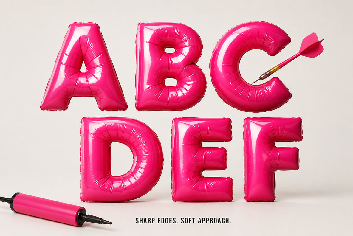Pink Balloon Font