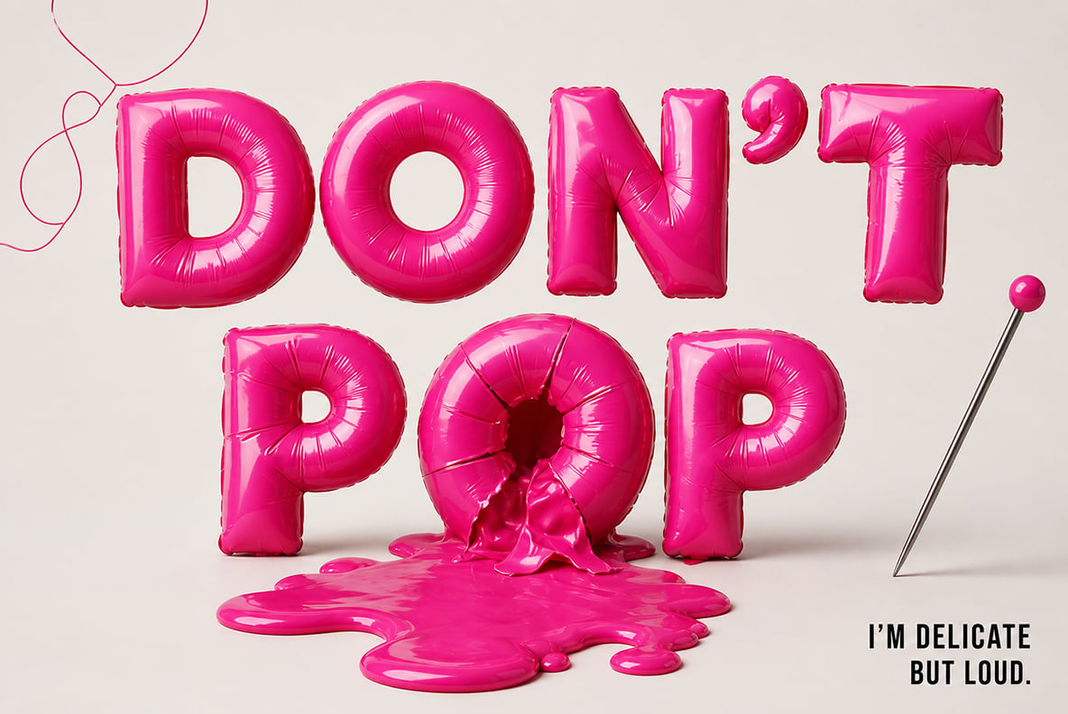 Pink Balloon Font