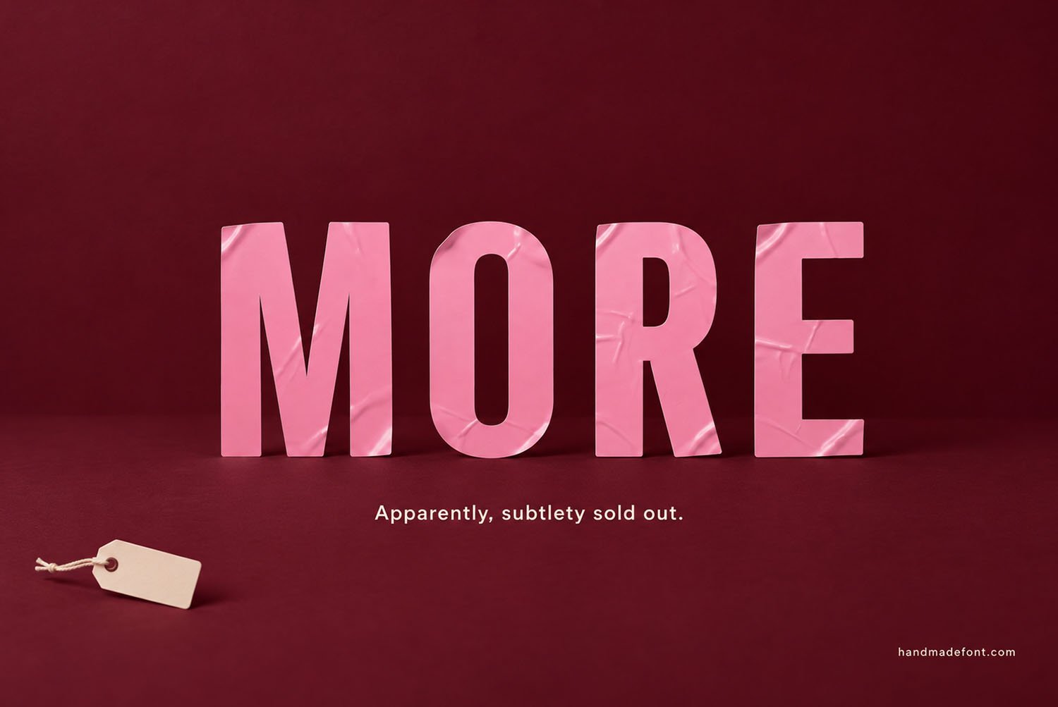 Pink Sticker Font
