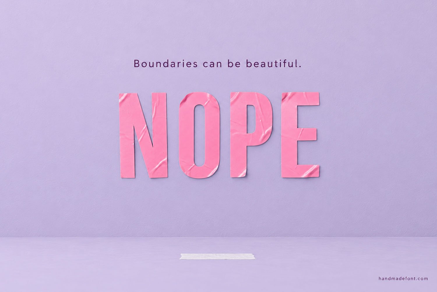 Pink Sticker Font