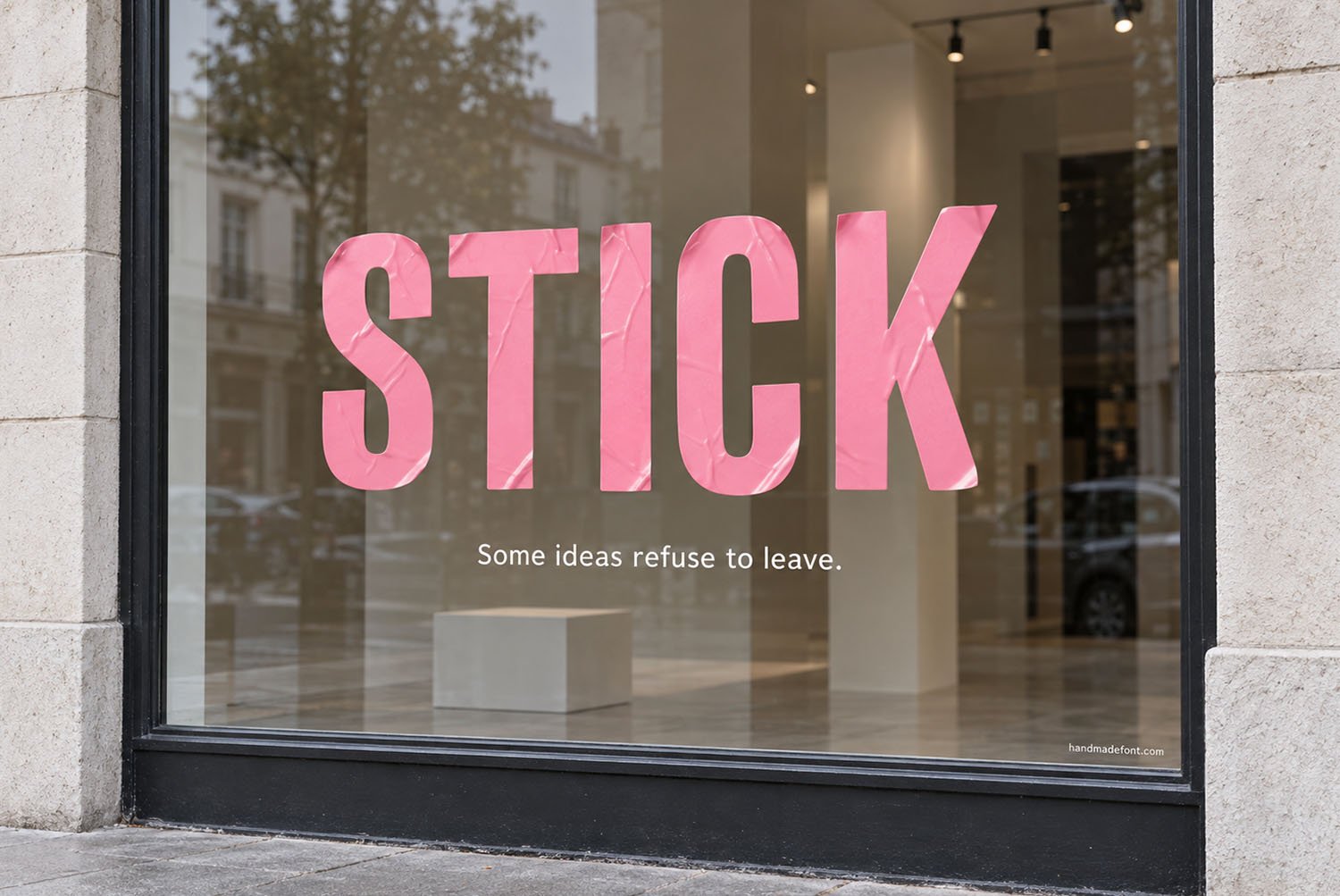 Pink Sticker Font
