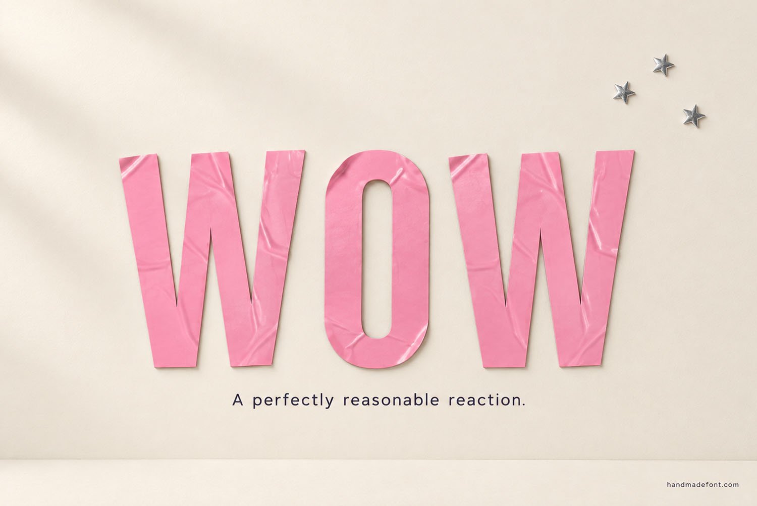 Pink Sticker Font