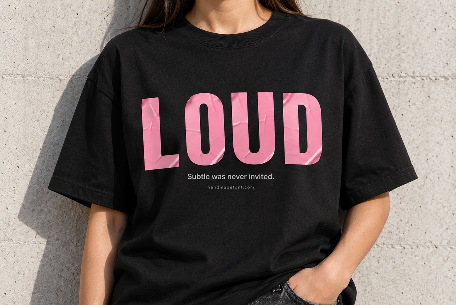 Pink Sticker Font