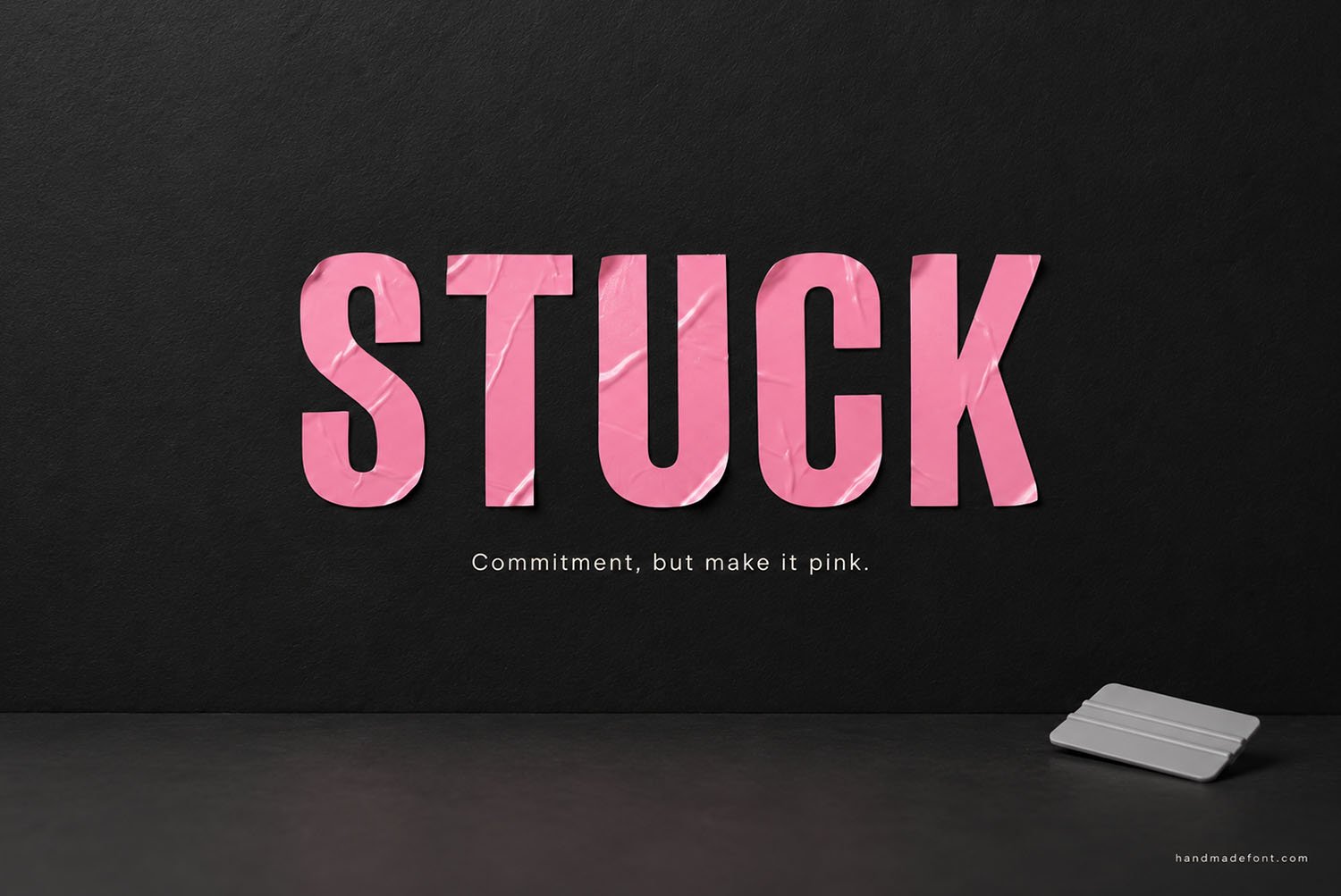 Pink Sticker Font