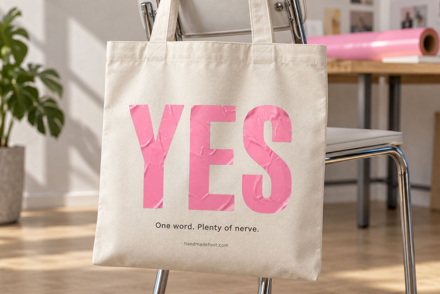 Pink Sticker Font
