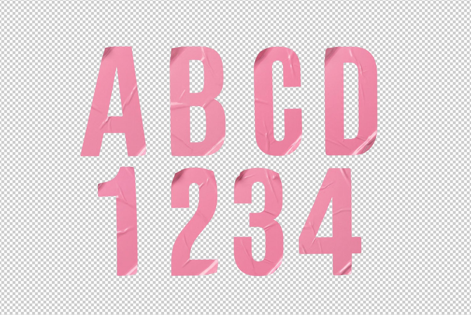 Pink Sticker Font