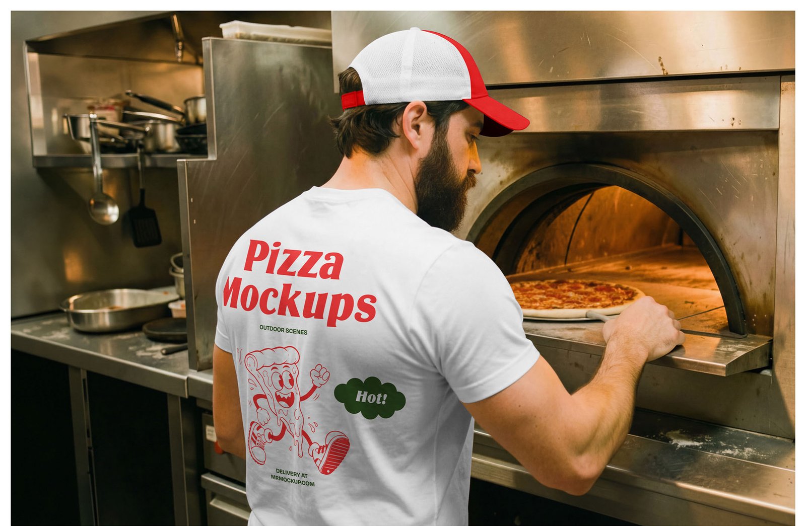 Pizza Mockups - Restaurant Scenes