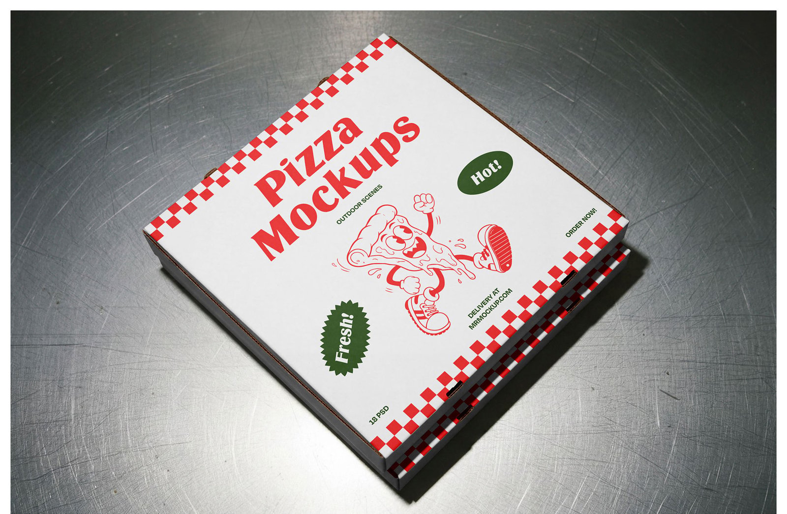 Pizza Mockups - Restaurant Scenes