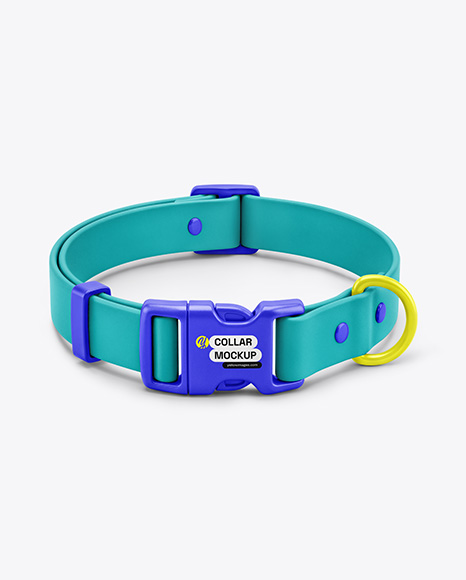 Plastic Dog Collar Mockup
