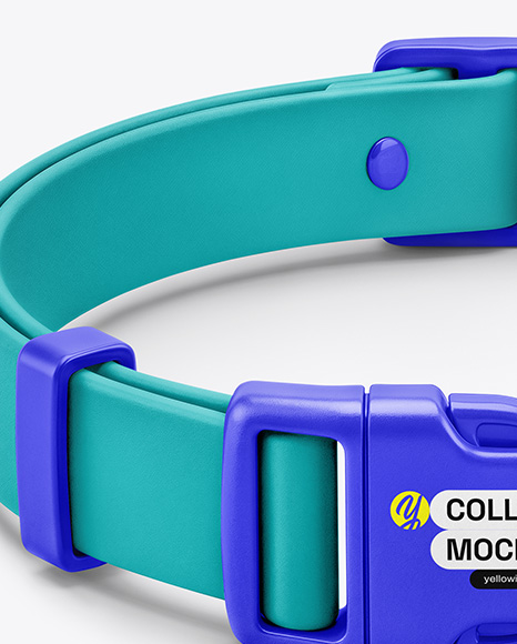 Plastic Dog Collar Mockup