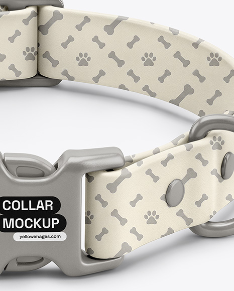 Plastic Dog Collar Mockup