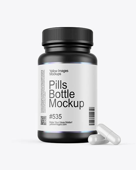 Plastic Pill Bottle Mockup - Packaging mockups