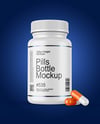 Plastic Pill Bottle Mockup