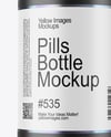 Plastic Pill Bottle Mockup