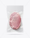 Pork Steak Vacuum Packaging Mockup