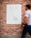 Outdoor Poster on Bricks Wall Mockup