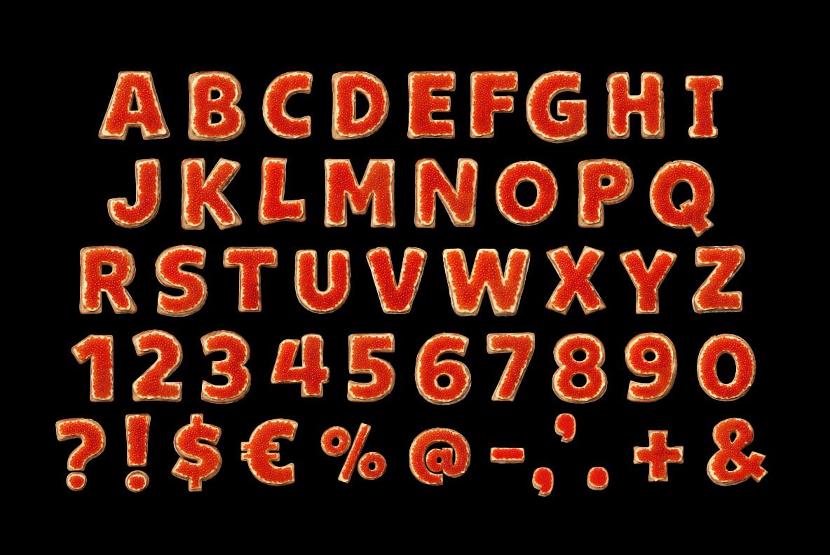 Premium Caviar Font