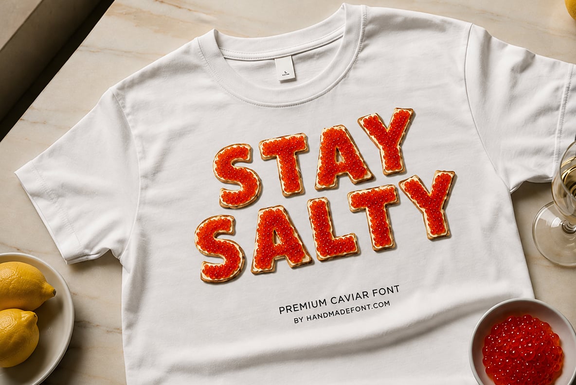 Premium Caviar Font