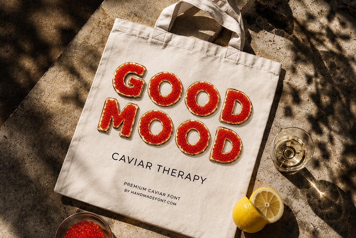 Premium Caviar Font