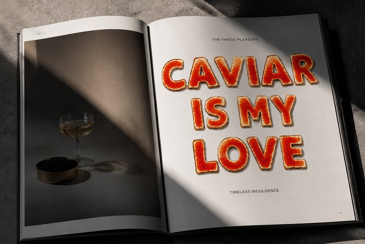 Premium Caviar Font
