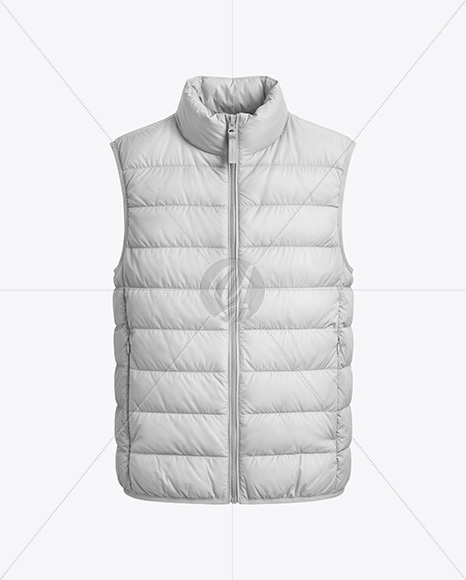 Puffer Vest Mockup