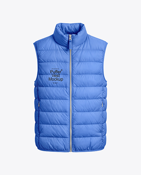 Puffer Vest Mockup