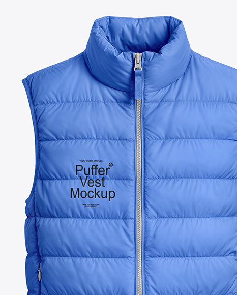 Puffer Vest Mockup