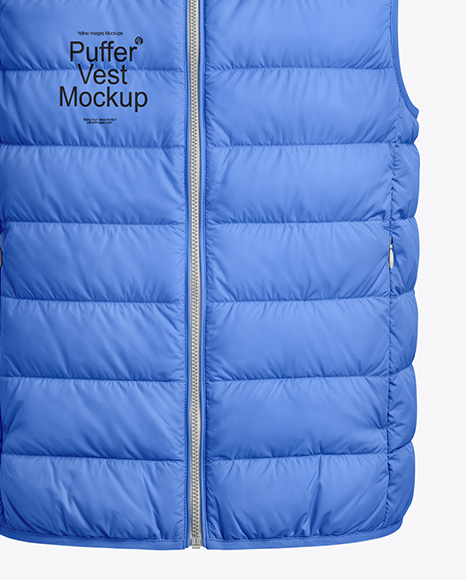 Puffer Vest Mockup