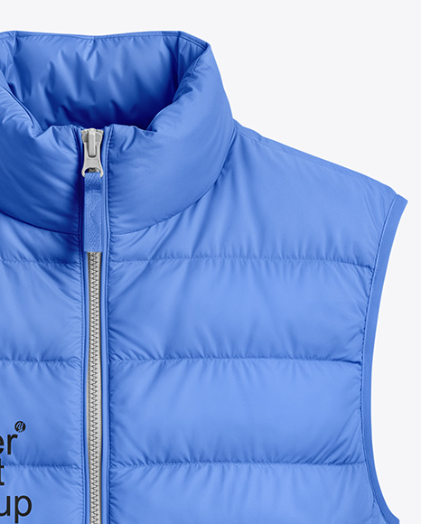 Puffer Vest Mockup