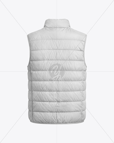 Puffer Vest Mockup