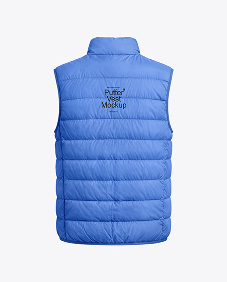 Puffer Vest Mockup