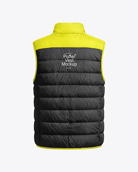 Puffer Vest Mockup