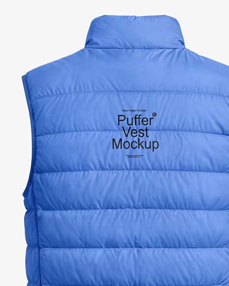 Puffer Vest Mockup