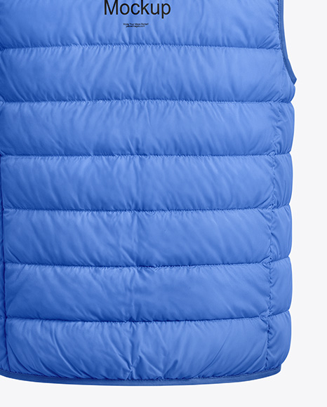 Puffer Vest Mockup