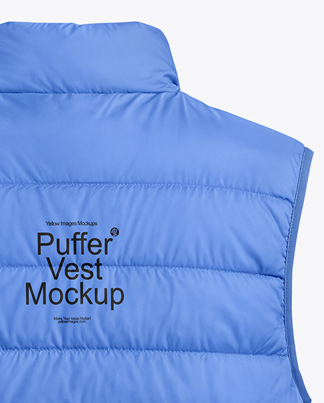Puffer Vest Mockup