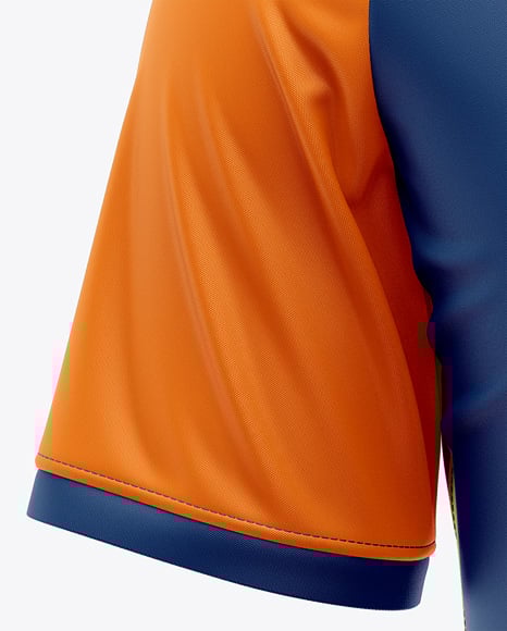 Raglan Short Sleeve Jersey Mockup