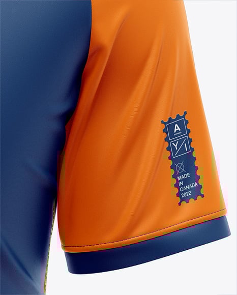 Raglan Short Sleeve Jersey Mockup