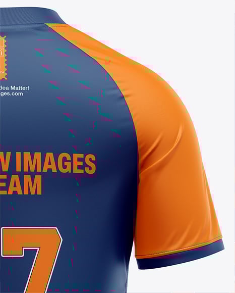 Raglan Short Sleeve Jersey Mockup