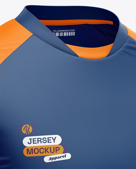 Raglan Short Sleeve Jersey Mockup